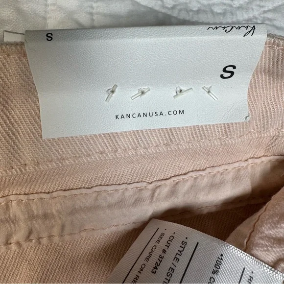 Kancan Azalea High Rise Draw String Shorts Pink Women’s Small - Picture 8 of 15